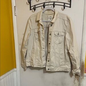 Sonoma Cream Jean Jacket